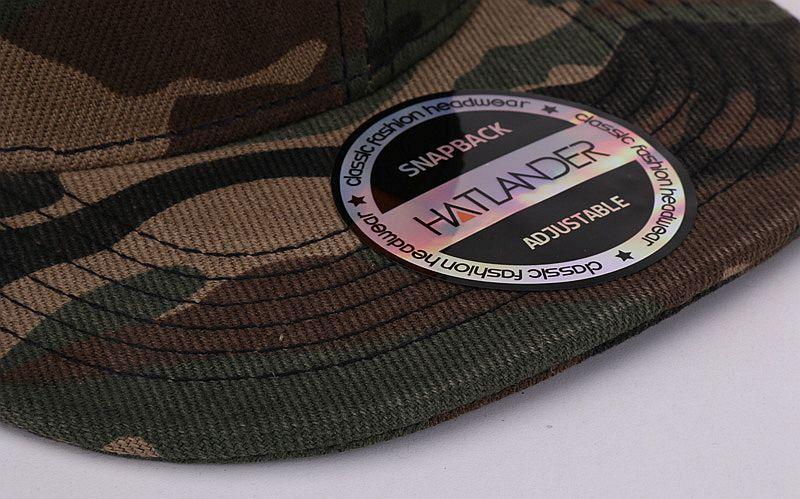 3D Pierced Embroidery Hip Hop Flat Bill Baseball Cap